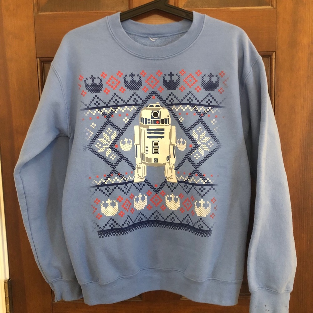 💚 3/$13 R2D2 Star Wars crew neck sweatshirt